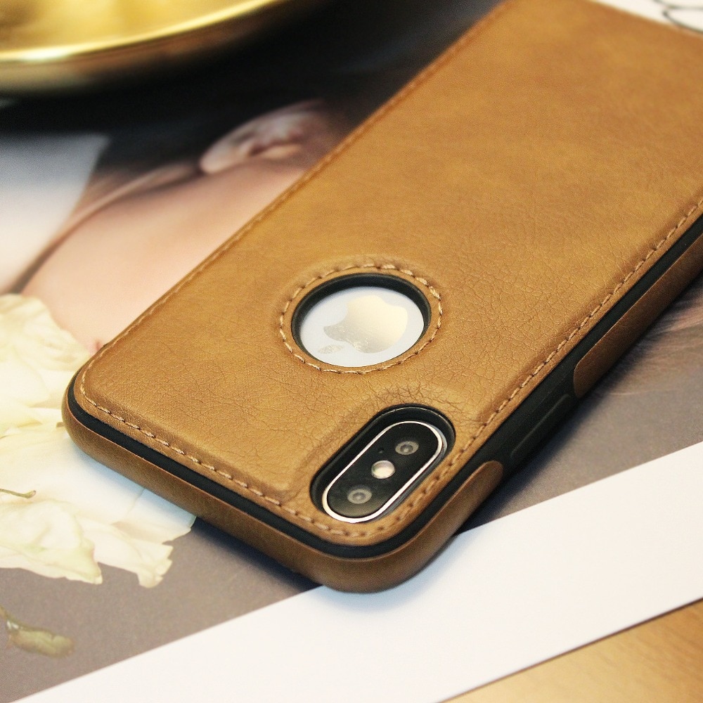 Stitched Leather Phone Cover