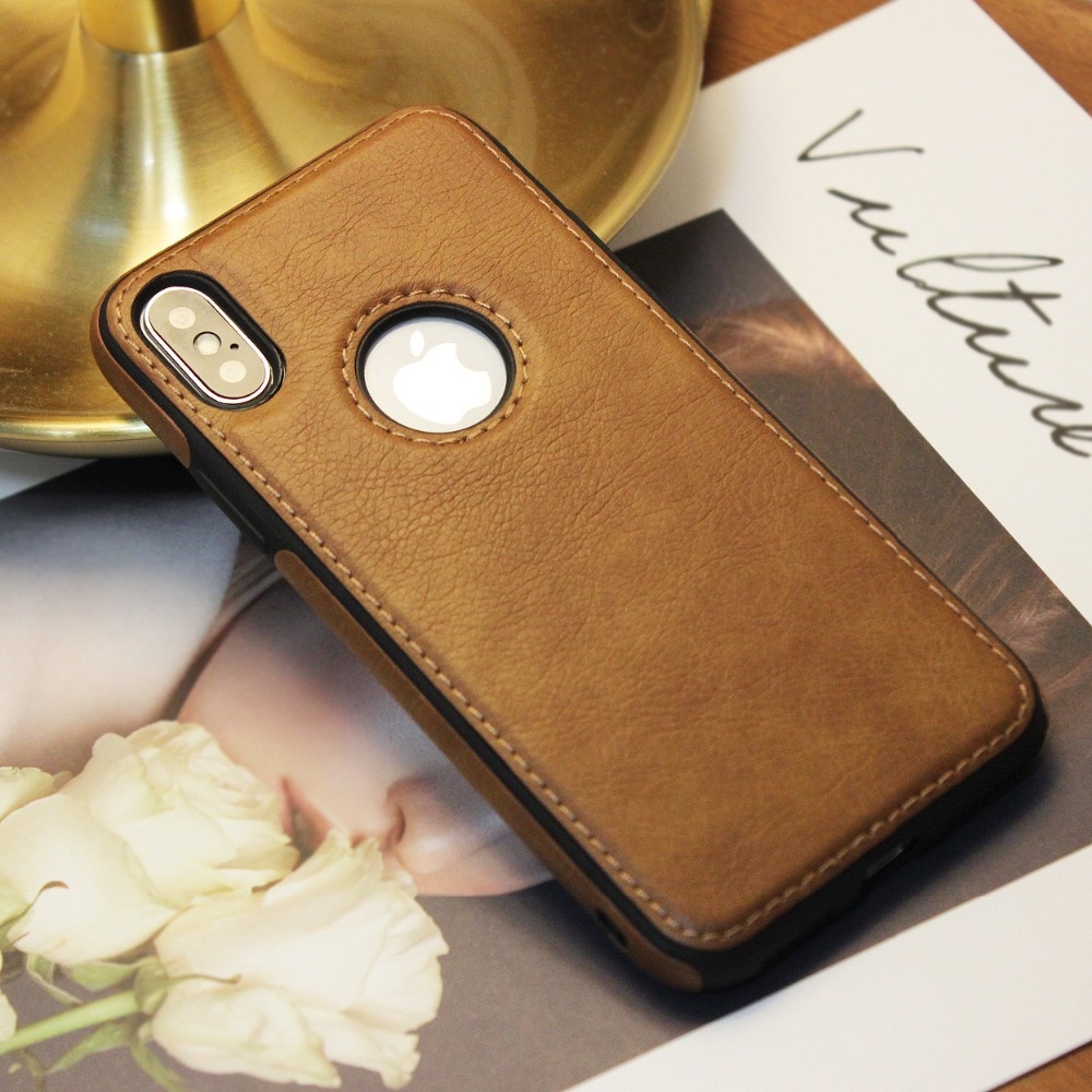 Stitched Leather Phone Cover