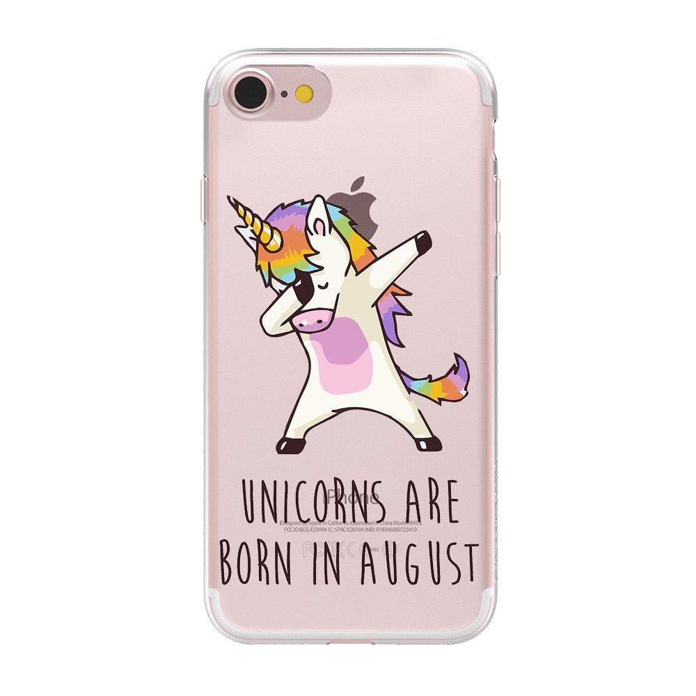 Colorful Unicorn Printed Case for Apple iPhone