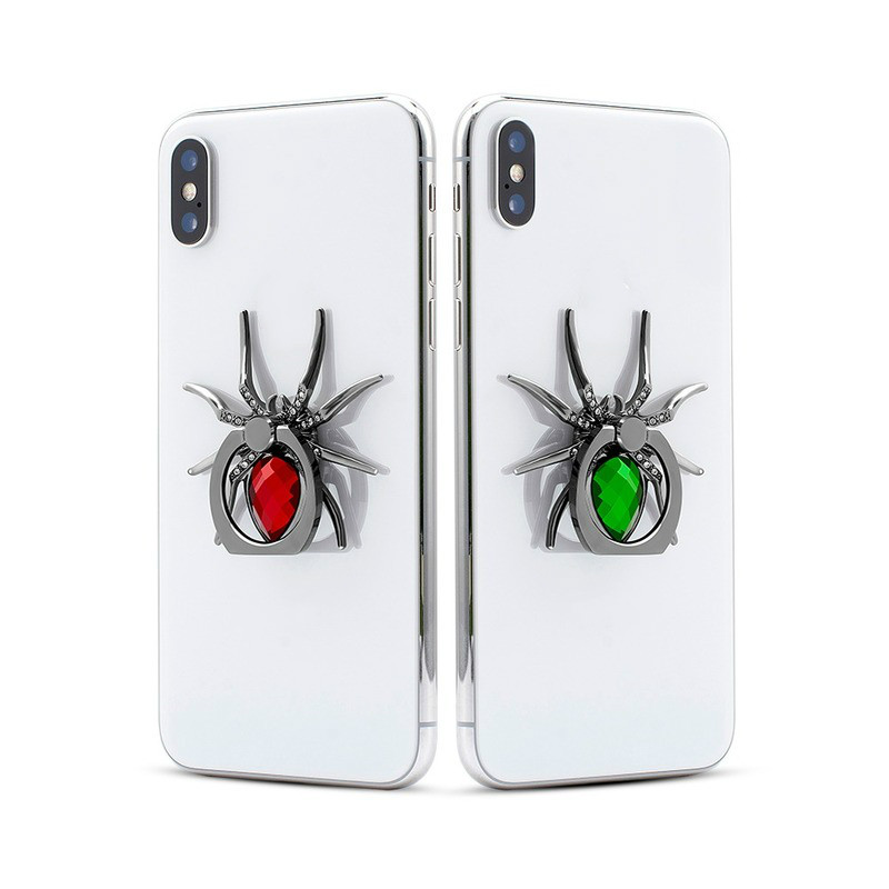 Metal Spider Shaped Phone Ring Holder