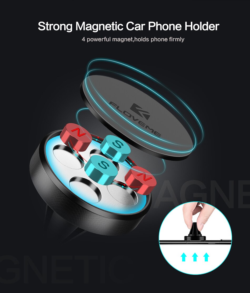 Magnetic Universal Car Phone Holder