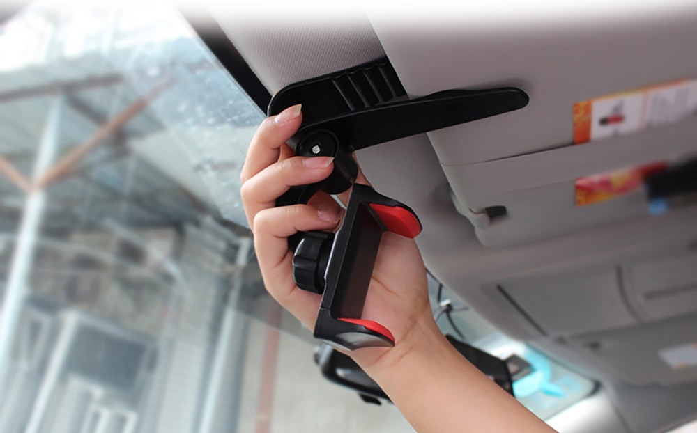 Car Rotating Black Phone Holder