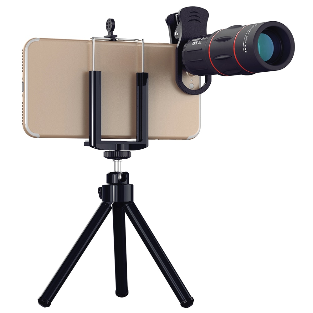 18X Universal Telescope Phone Lens with Tripod