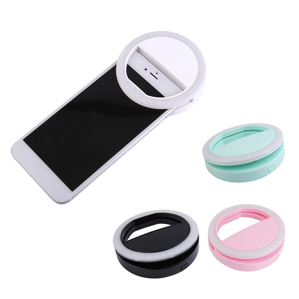 Portable Selfie LED Ring for Smartphones