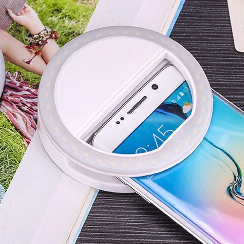 Portable Selfie LED Ring for Smartphones