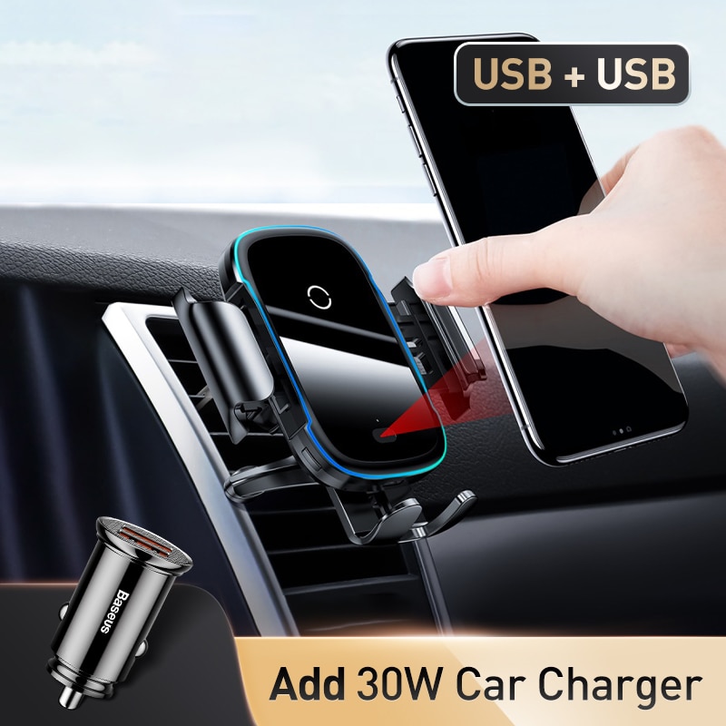 Holder with Dual USB Charger