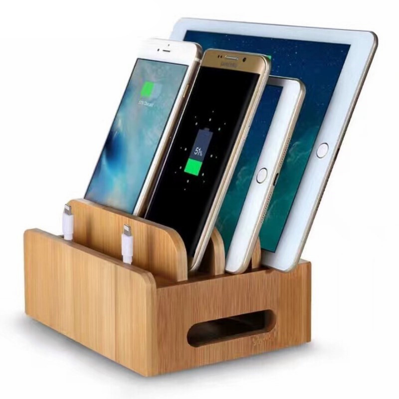 Bamboo Multi-Device Charging Station