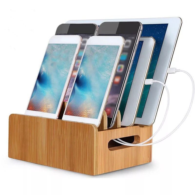 Bamboo Multi-Device Charging Station