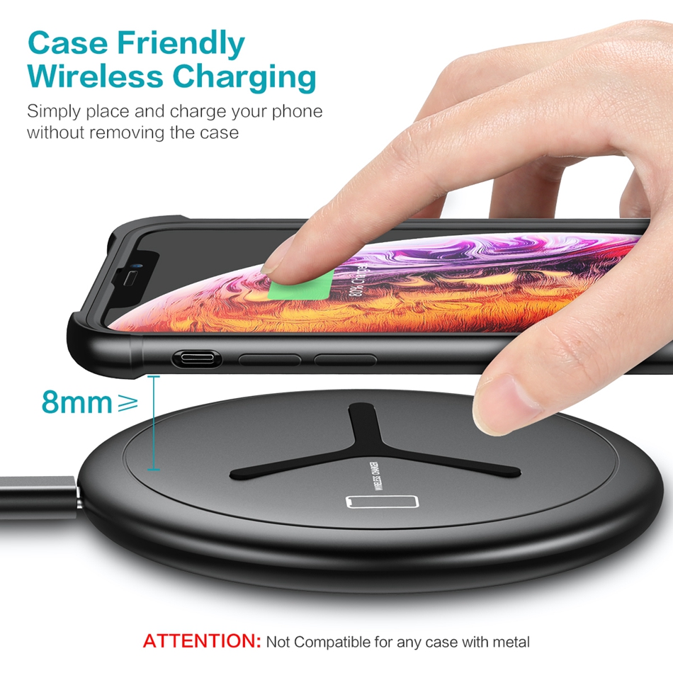 2 in 1 Wireless Charger for Smartphones and Watches