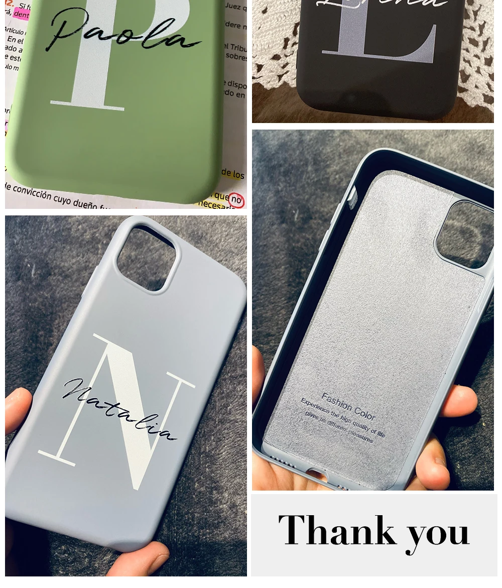 Customized Capital Letter Phone Case