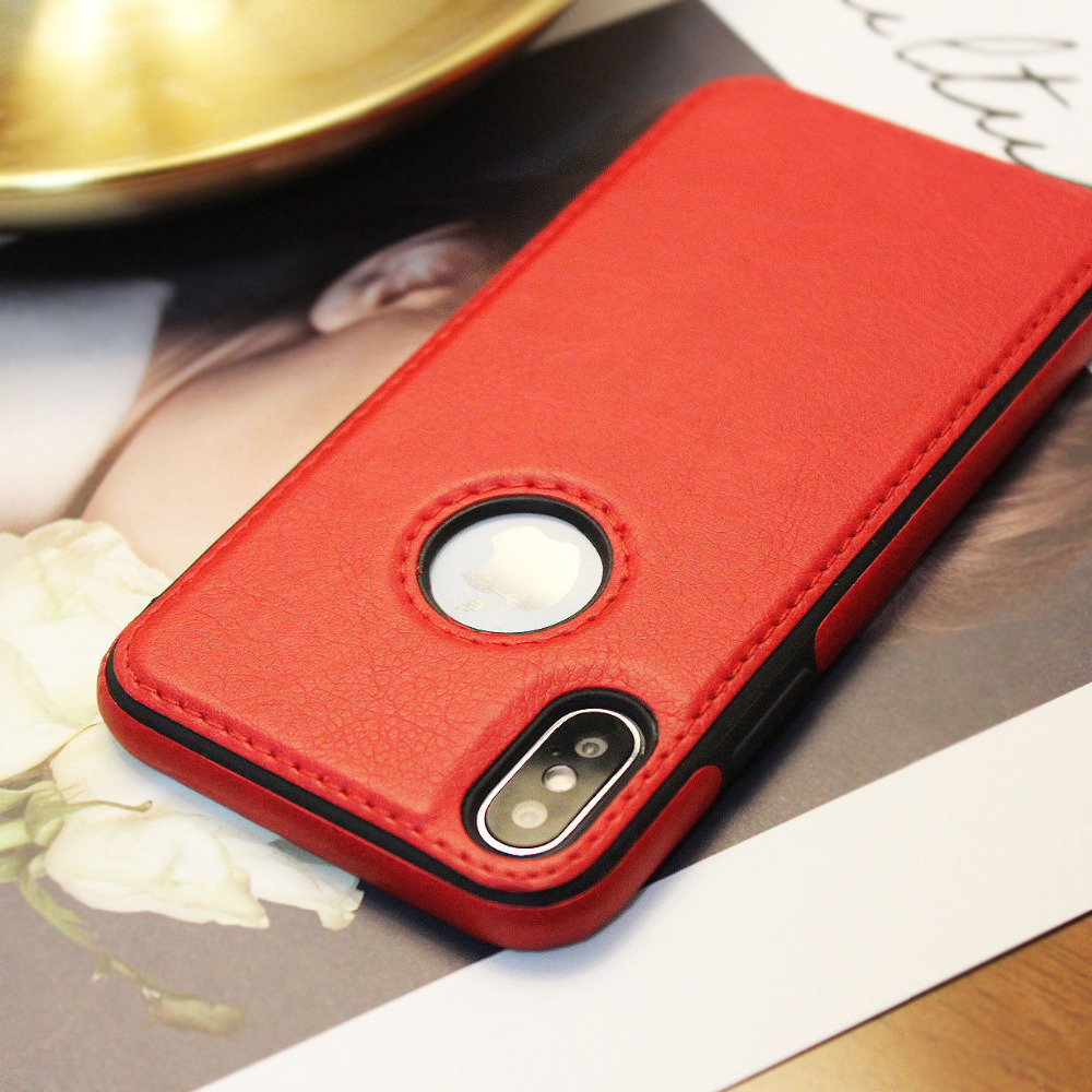 Slim PU Leather Case for iPhone