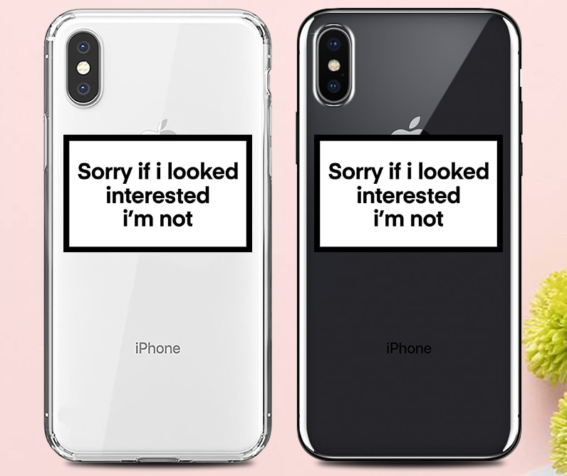 Quotes Printed Fitted Case