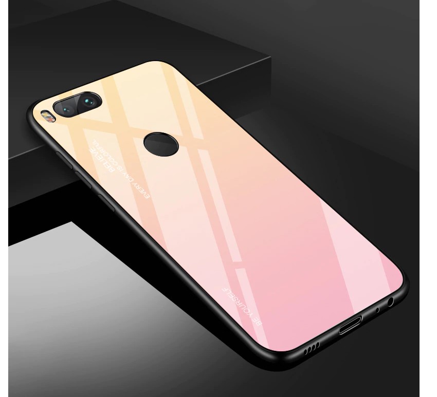 Gradient Color Tempered Glass Case for Xiaomi