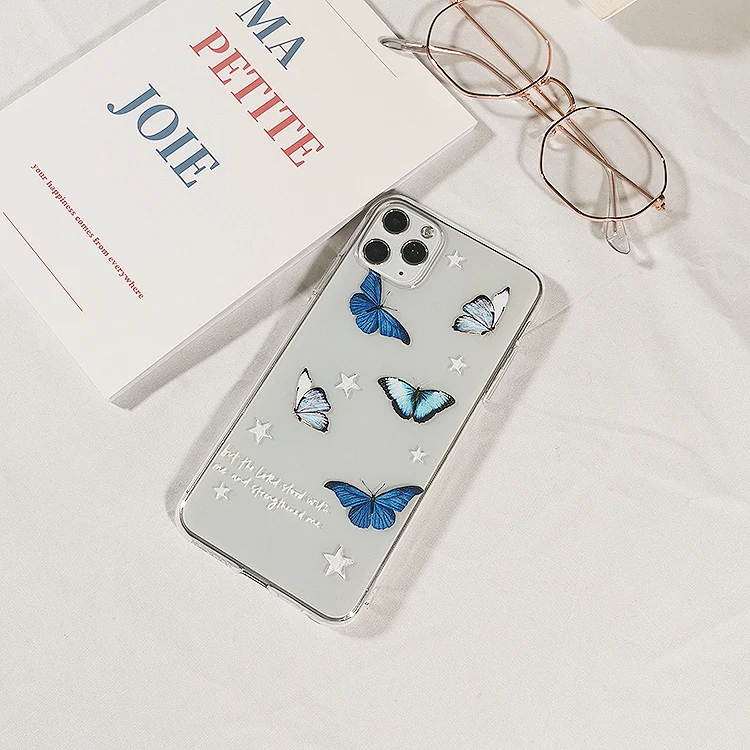 Butterfly Aesthetic Soft Silicone iPhone Case