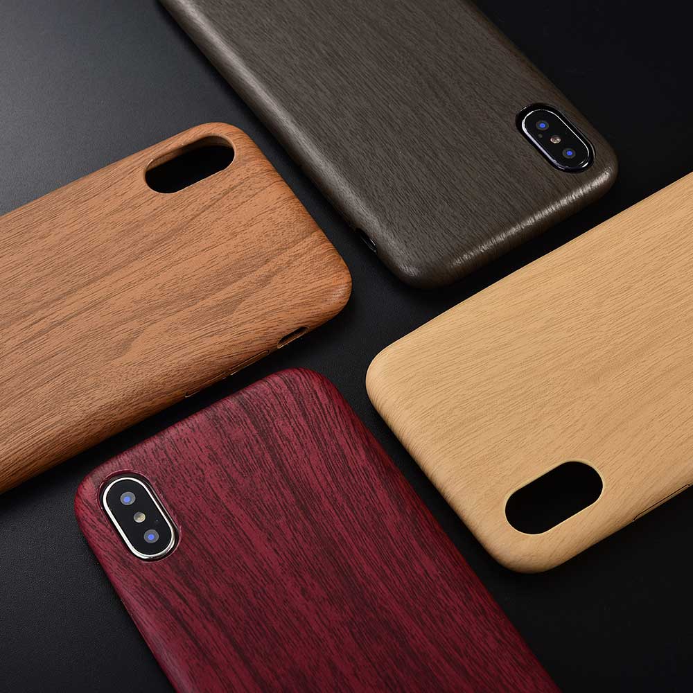 Soft Snake Wood Case For iPhone