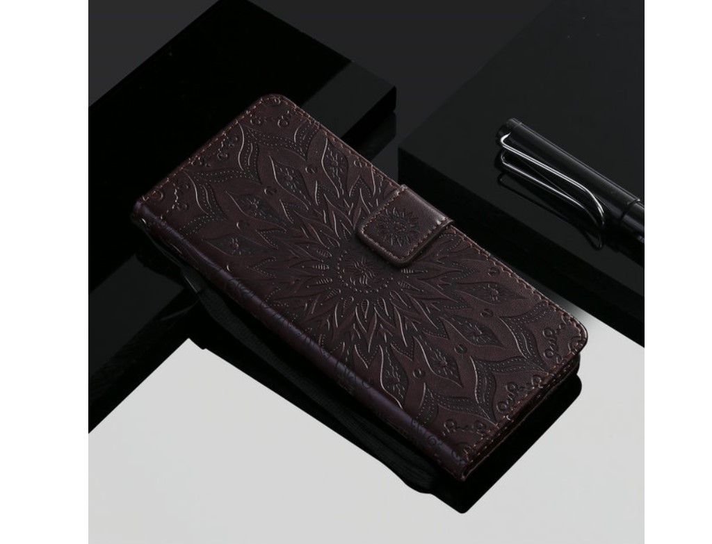 Carved Boho Flower Flip Case for Xiaomi