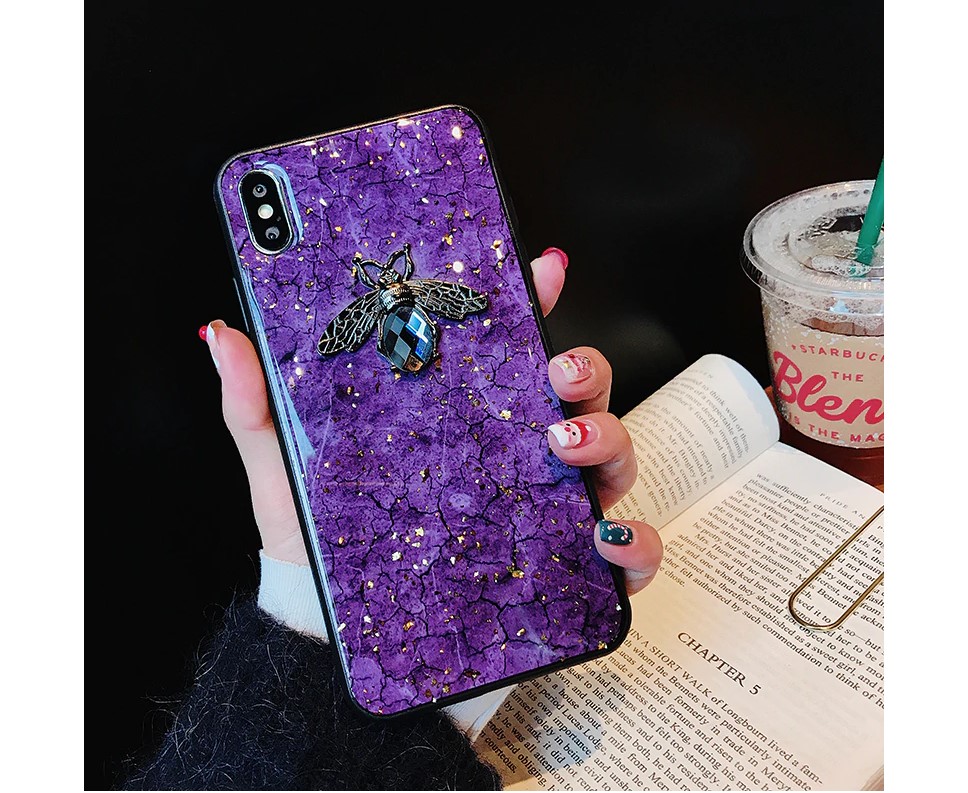 Diamond Bee Silicone Case for iPhone