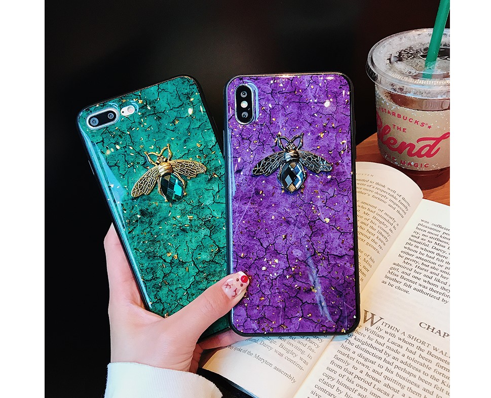Diamond Bee Silicone Case for iPhone