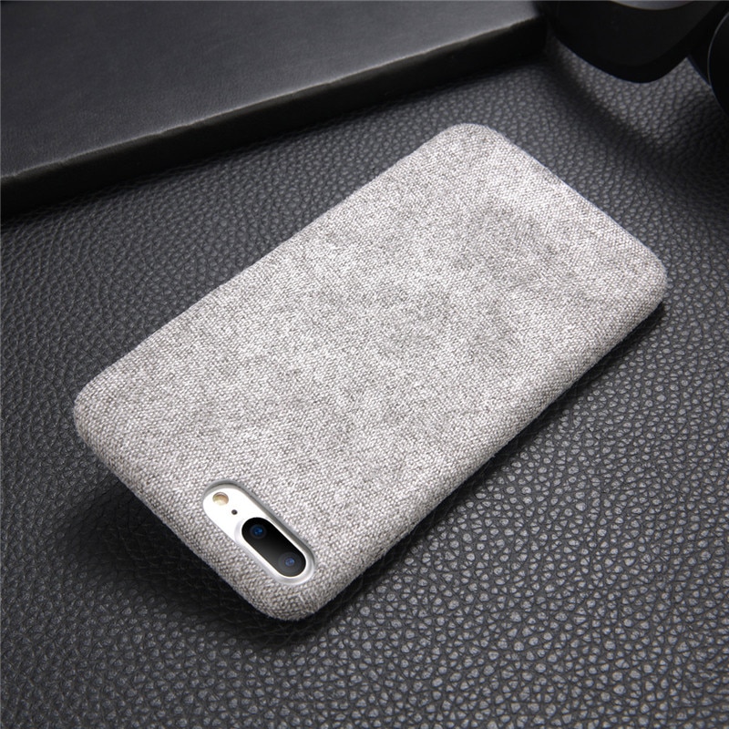 Burlap Textured Soft Phone Case for iPhone