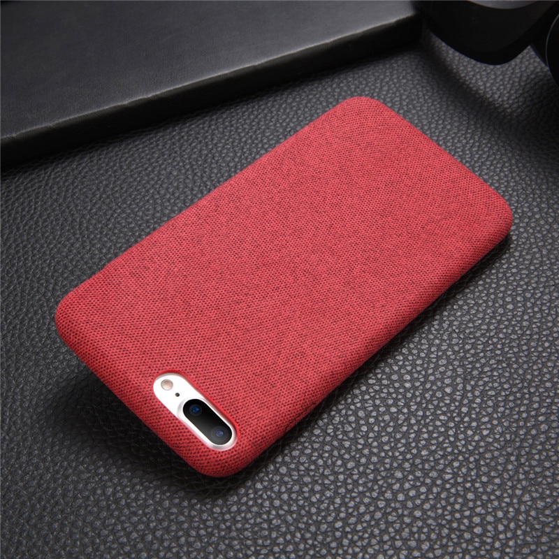 Burlap Textured Soft Phone Case for iPhone