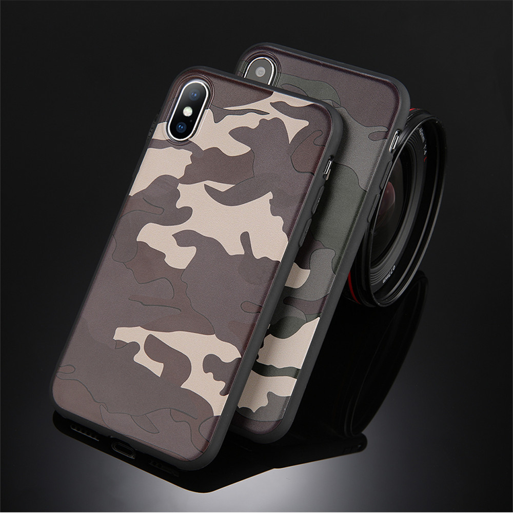 Camouflage Soft Phone Case for iPhone